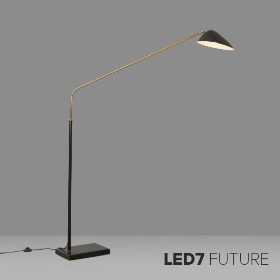 West Elm - Overarching Curvilinear Mid-Century Floor Lamp